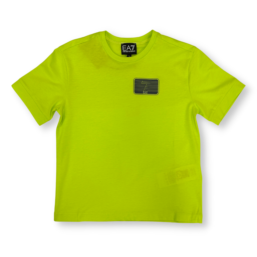 EA7 Boys Yellow Logo T-Shirt_3RBT60 - BJ02Z - NorthBoys