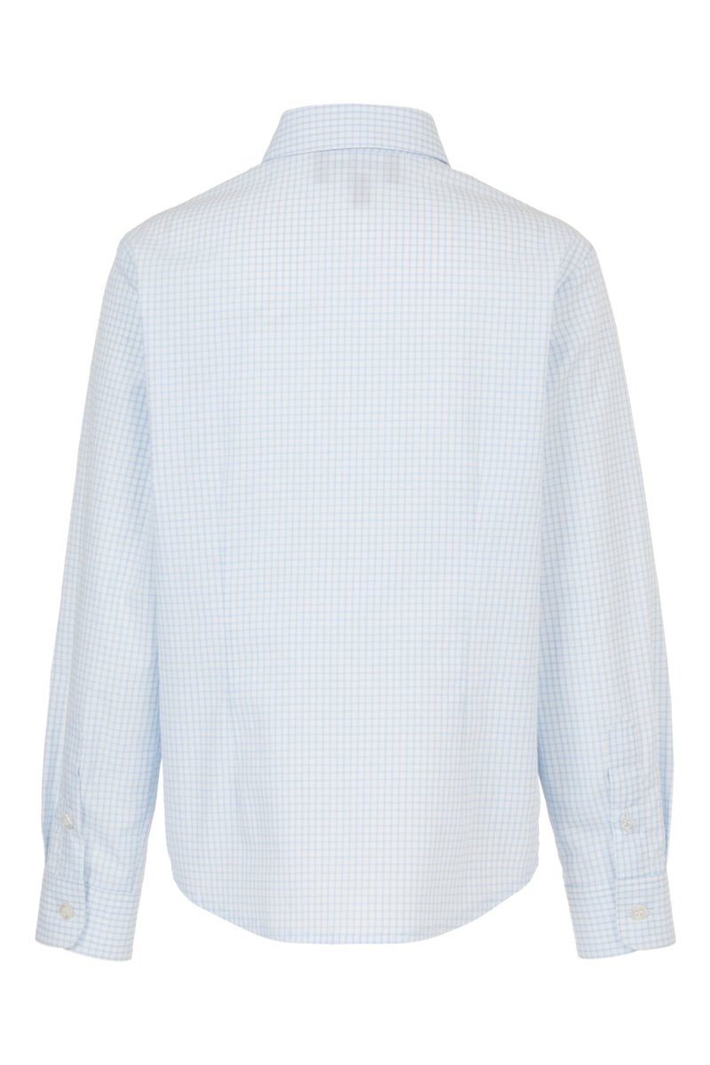 Emporio Armani Boys White Check Dress Shirt_ 3D4C09 - 4N89Z - NorthBoys