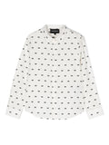 Emporio Armani Boys White Printed Dress Shirt_6R4C86 - 1NMVZ - NorthBoys