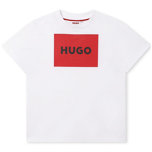 HUGO White T-Shirt w/Logo _G25132-10P