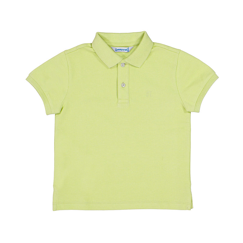 Mayoral Mini Basic Yellow Short Sleeve Polo