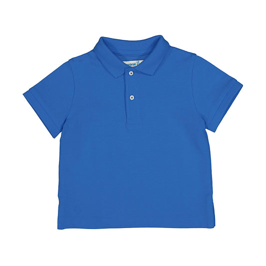 Mayoral Baby Basic Blue Short Sleeve Polo