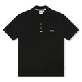 Hugo Boss Boys Black Polo - NorthBoys