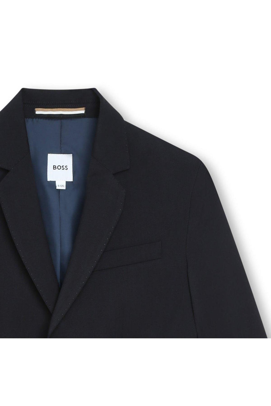 Hugo Boss Boys Classic Navy Wool Suit-NorthBoys