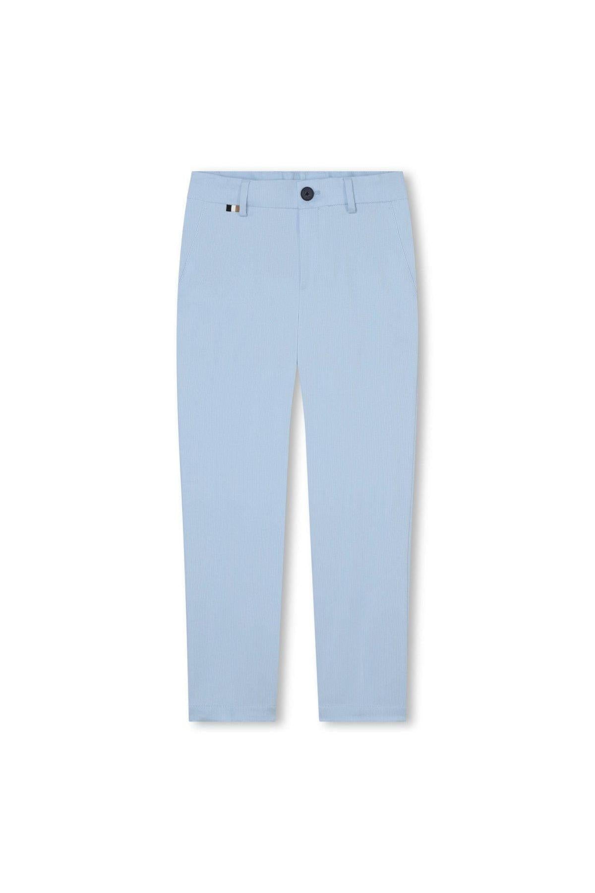 Hugo Boss Boys Pale Blue Slim Suit-NorthBoys