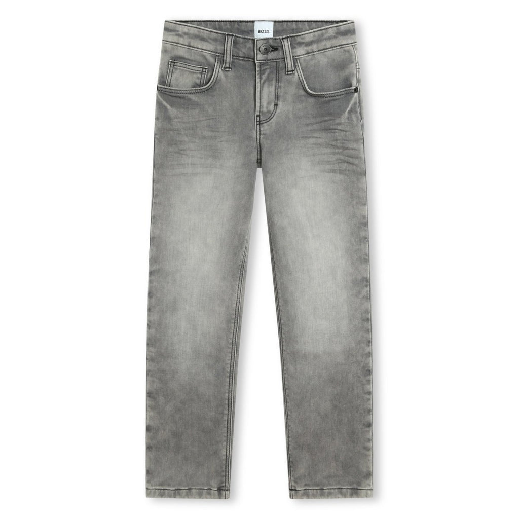 Hugo Boss Boys Regular Fit Grey Jeans_ J50688 - Z20 - NorthBoys