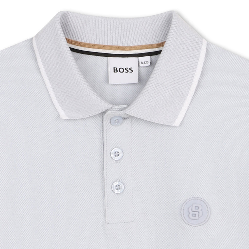 Hugo Boss Boys Two Tone Polo Shirt_ J52952