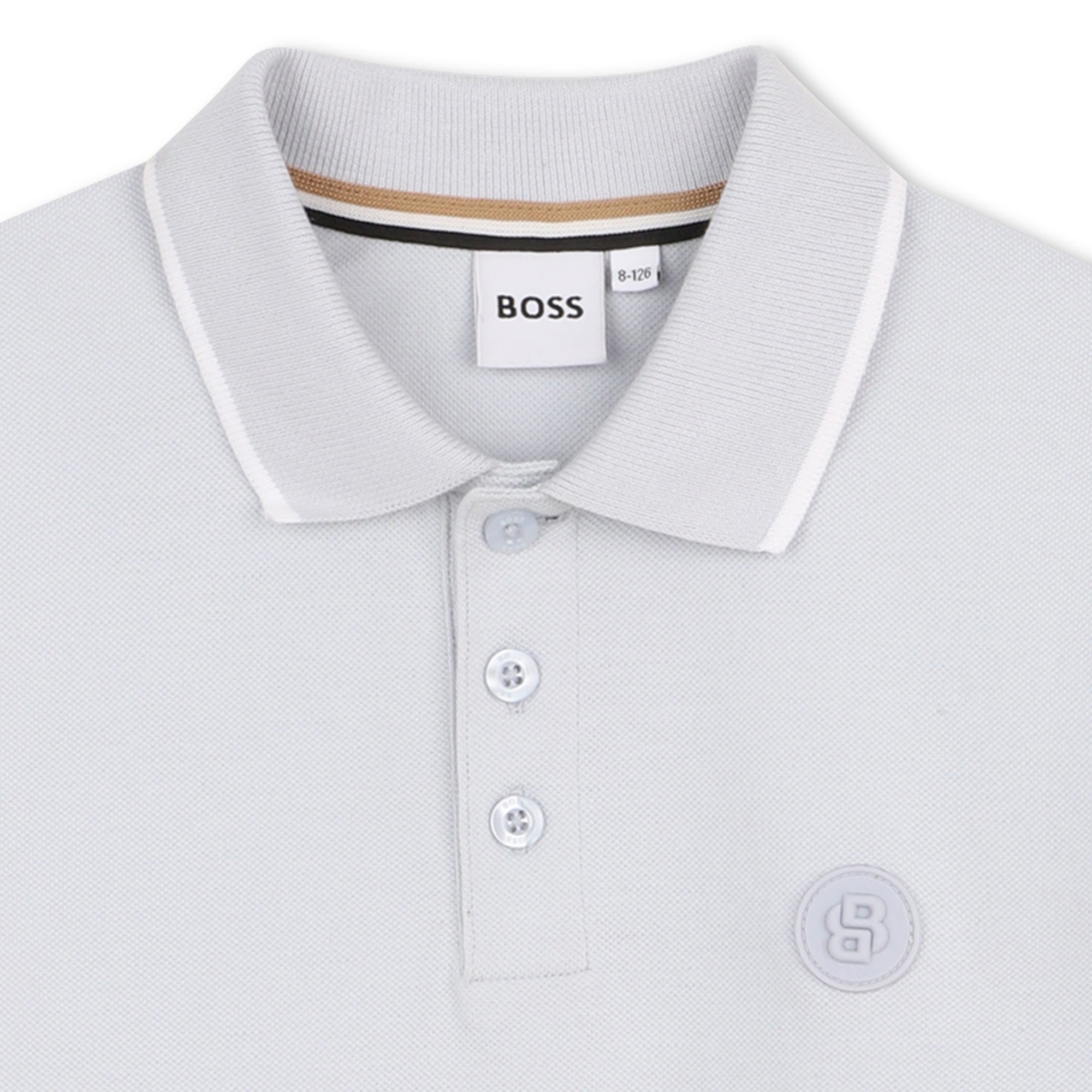 Hugo Boss Boys Two Tone Polo Shirt_ J52952