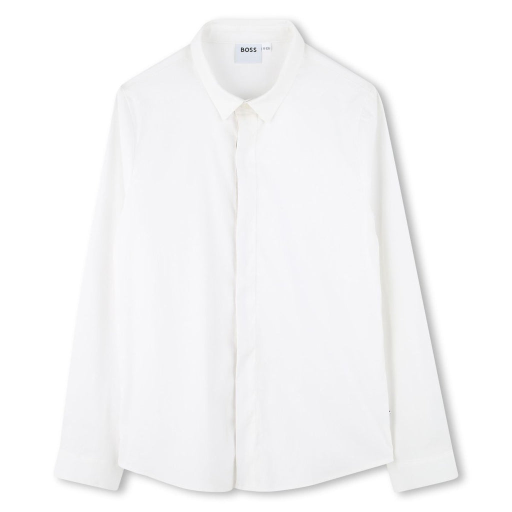 Hugo Boss Boys Tricolor Button Placket LS Shirt_ J52010 - NorthBoys