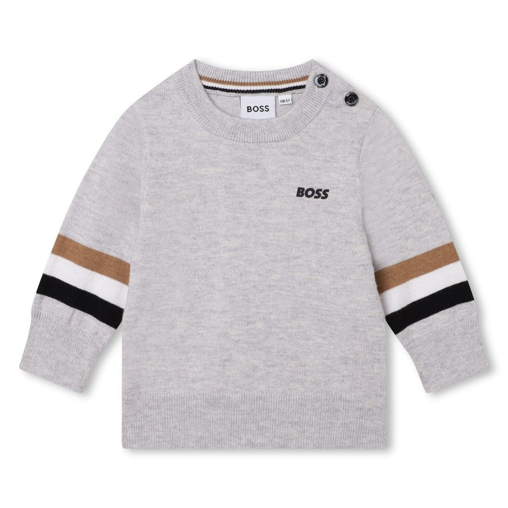Hugo Boss Toddler Grey Sweatshirt_J05A40 - A32 - NorthBoys