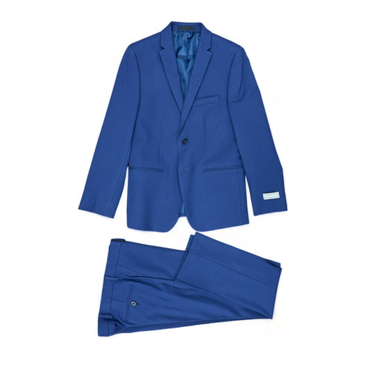 Michael Kors Boys Skinny Fit Mid Blue Solid Suit