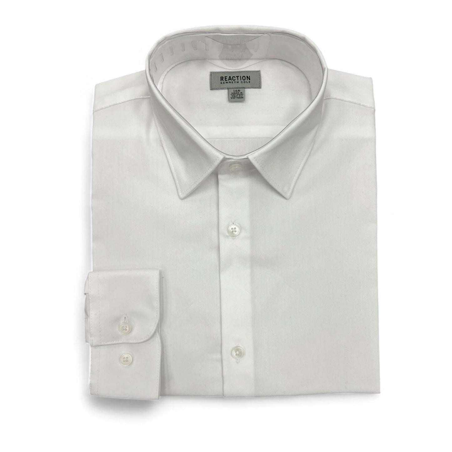Kenneth Cole Boys Reaction White Dress Shirt
