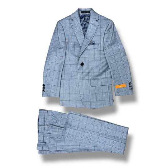Tallia Boys Sharkskin Suit