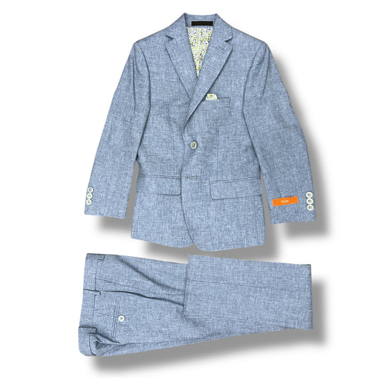 Tallia Boys Blue Linen Suit