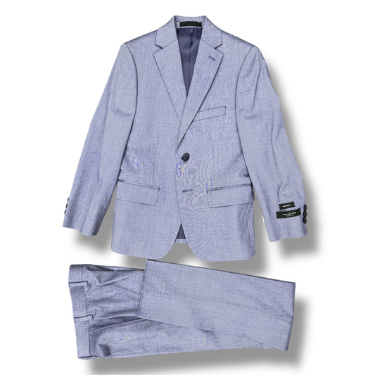 Andrew Marc Boys Skinny Blue Neat Suit_ W0813