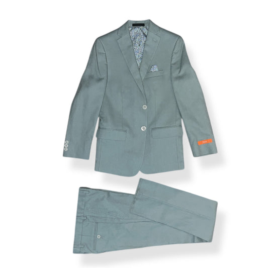 Tallia boys sage green linen suit