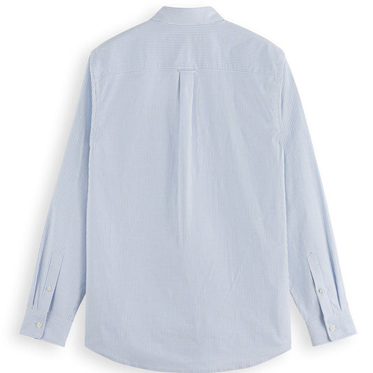 Boys Oxford Striped Cotton Shirt
