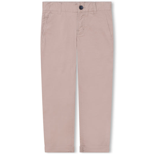 Hugo Boss Boys Khaki Cotton Pants_ J24869-269