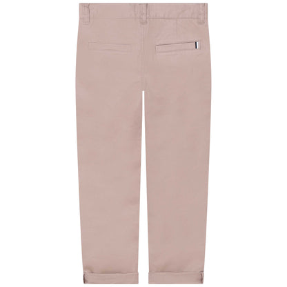 Hugo Boss Boys Khaki Cotton Pants_ J24869-269