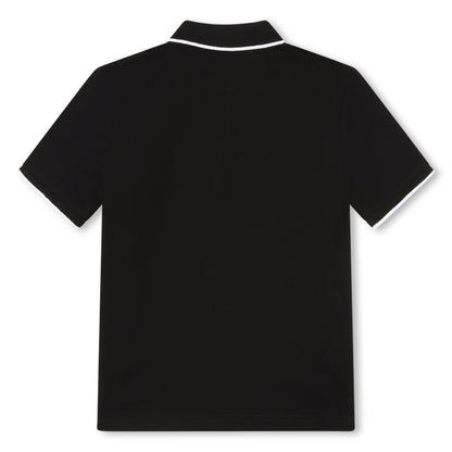 Boys Black Polo