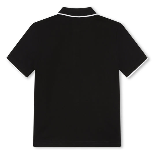 Boys Black Polo