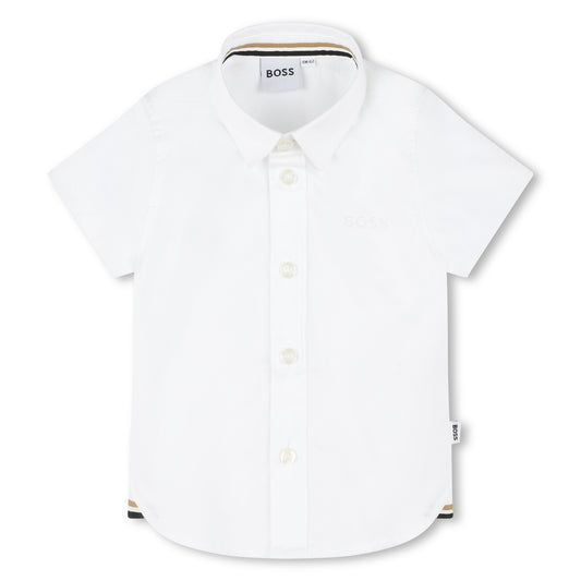 Hugo Boss Toddler White Dress Shirt_ J50587-10P