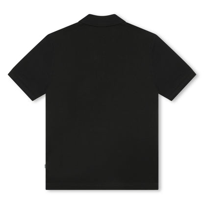 Hugo Boss Boys Black Polo