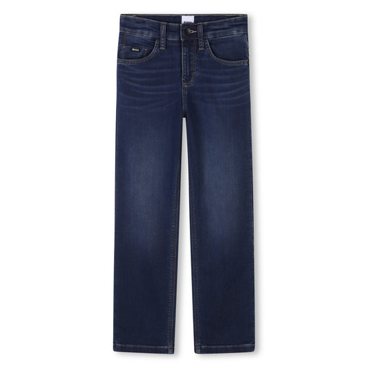 Hugo Boss Boys Straight 5 Pocket Jeans_ J51985