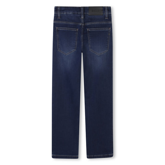 Hugo Boss Boys Straight 5 Pocket Jeans_ J51985
