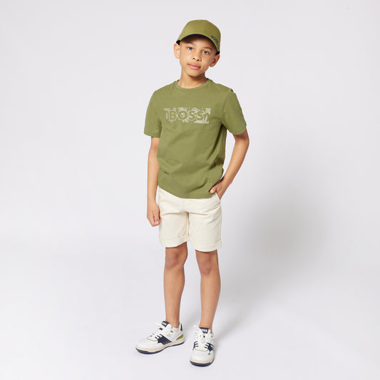Hugo Boss Boys Chino Bermuda Shorts_ J51990