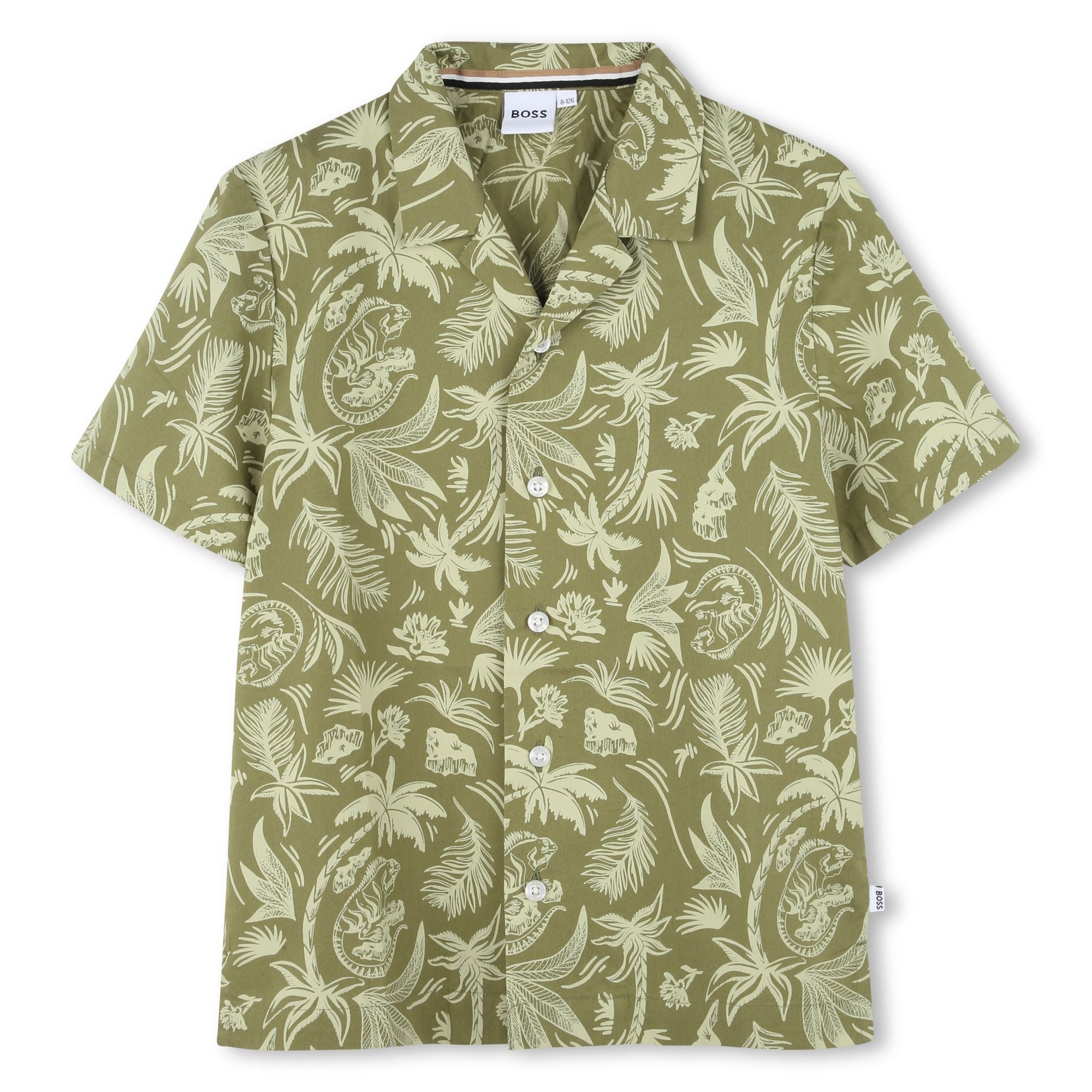 Hugo Boss Boys Cotton Poplin Shirt