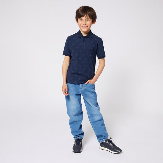 Hugo Boss Boys Printed Polo_ J52019-849