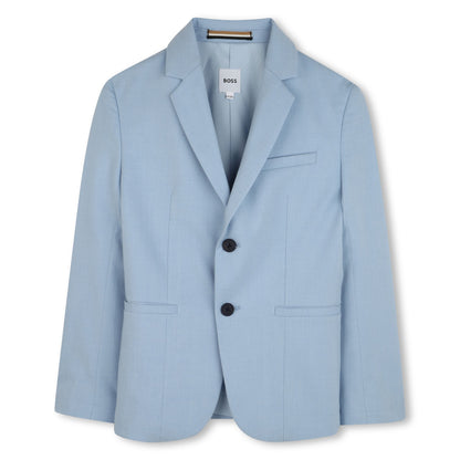 Hugo Boss Boys Slim Fit Pale Blue Suit_ J52068/J51981