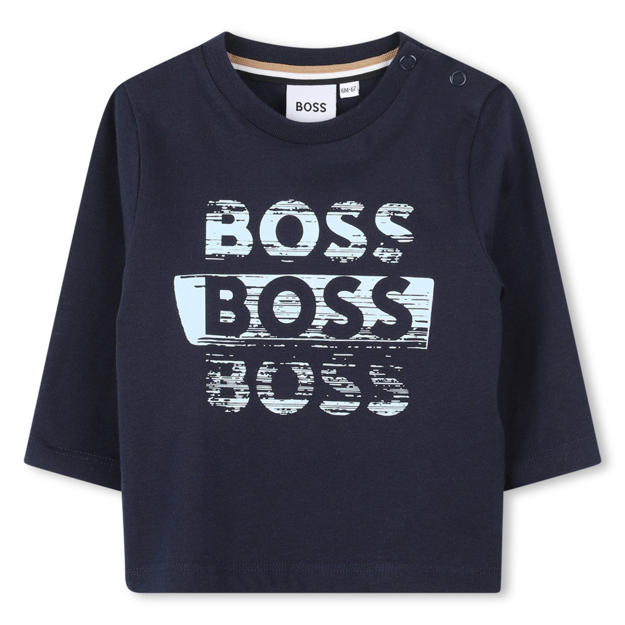 Hugo Boss Toddler Triple Logo Tee_ J52463
