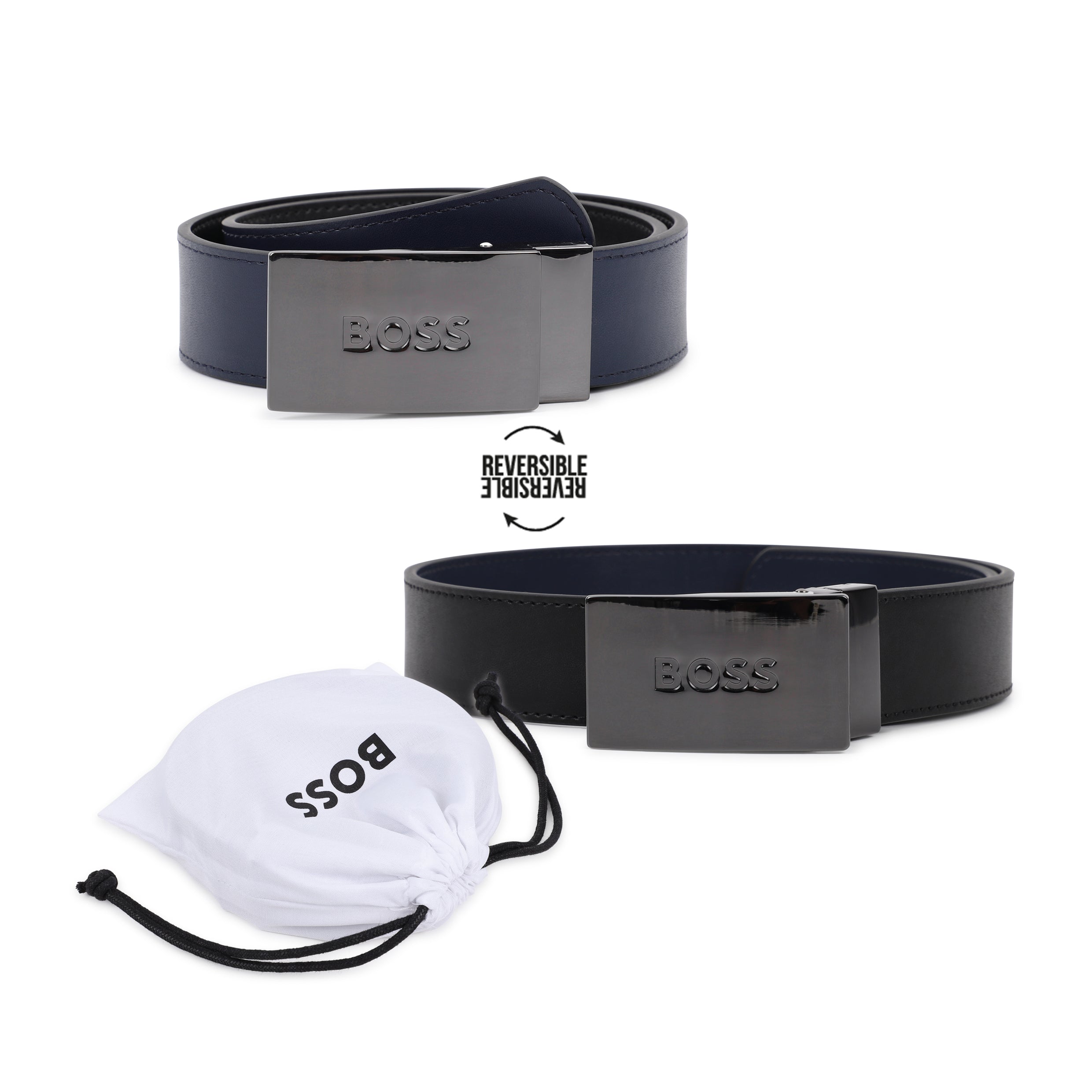 Hugo Boss Boys Reversible Belt_ J53151