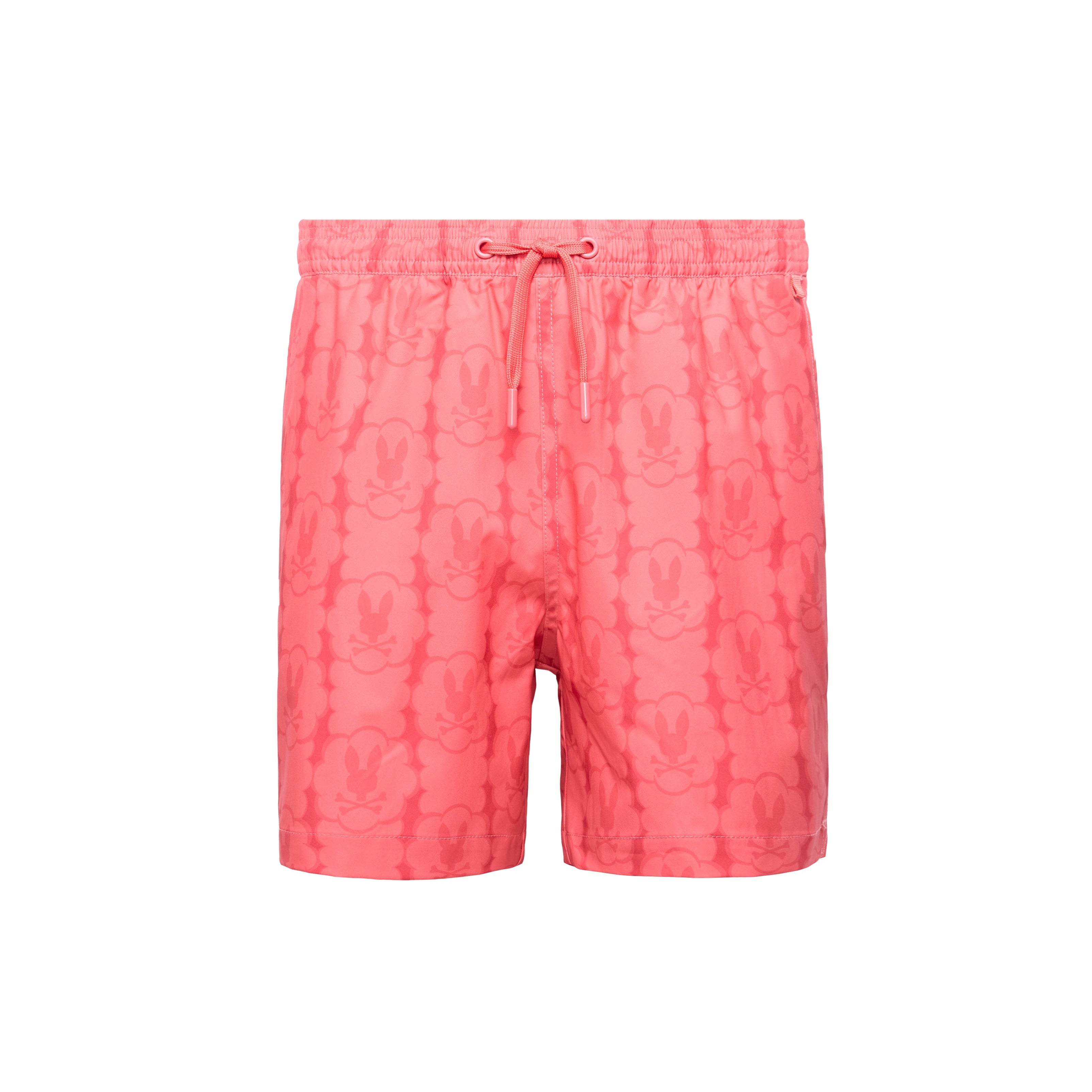 Psycho Bunny Kids Toby All Over Bunny Swim Trunks_ KB1000026