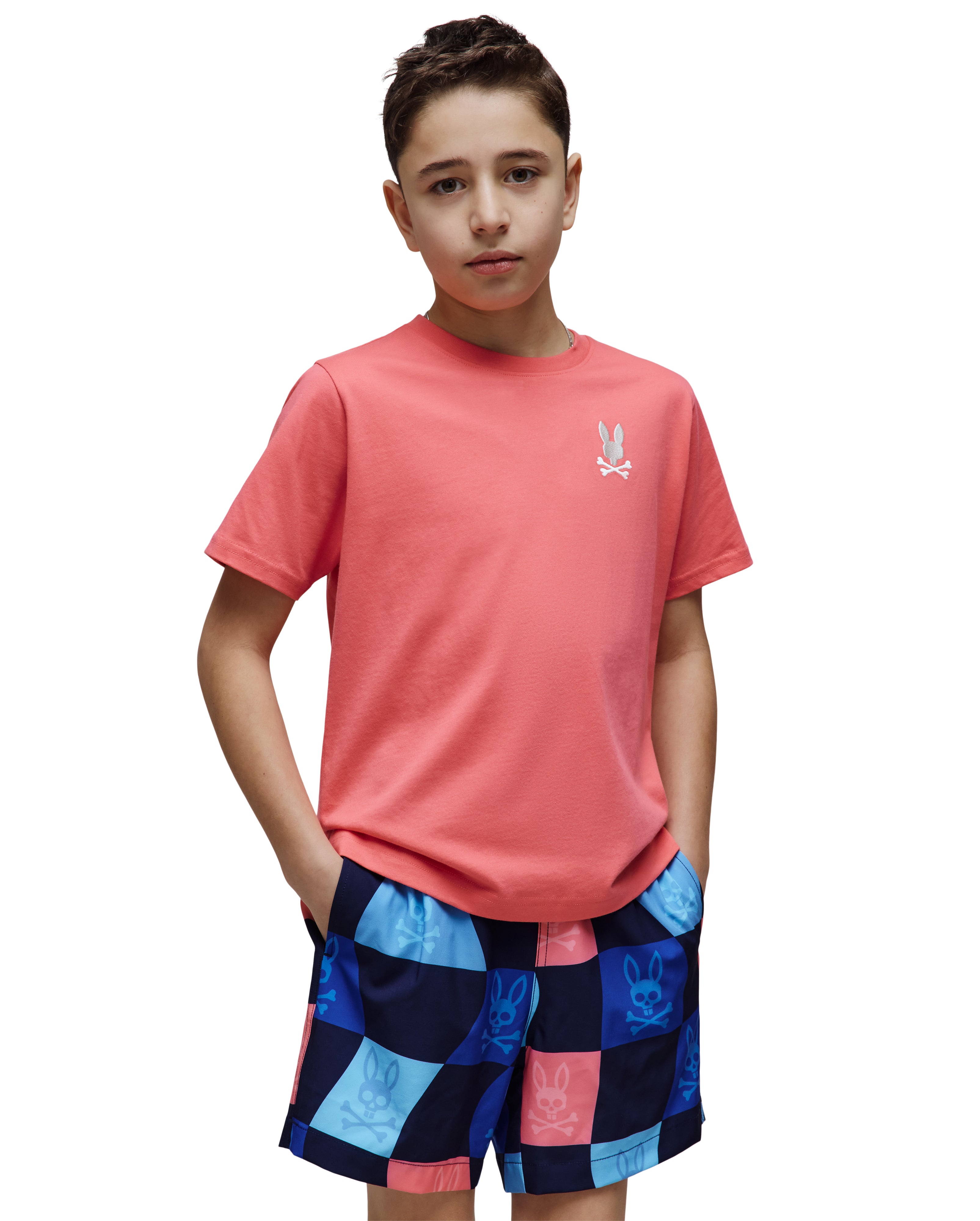 Psycho Bunny Kids Aiden Back Graphic Tee_ KT0200152