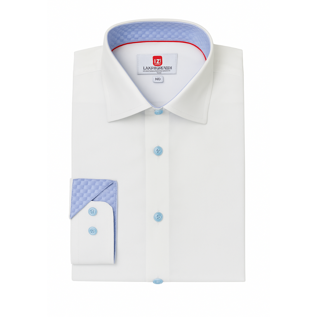 Leo & Zachary Boys Non-Iron Dress Shirt_ P5542-NorthBoys