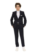 Marc New York Boys Husky Navy Neat Suit_ WH714-NorthBoys