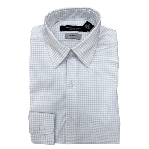 Marc New York Boys Skinny Check Dress Shirt_ MBS0085 - NorthBoys