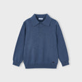 Mayoral Mini Boys Long Sleeve Knit Polo_ 4122 - 025 - NorthBoys