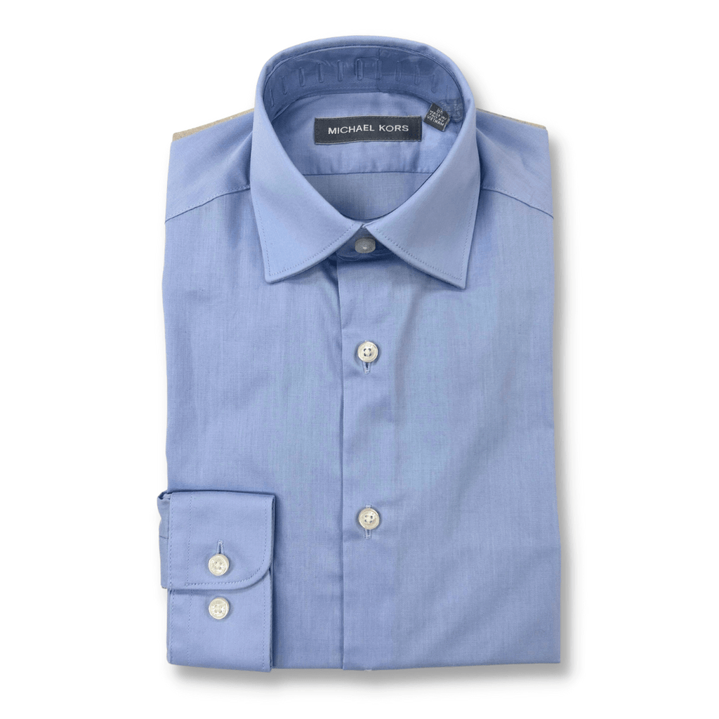 Michael Kors Boys Blue Dress Shirt - NorthBoys
