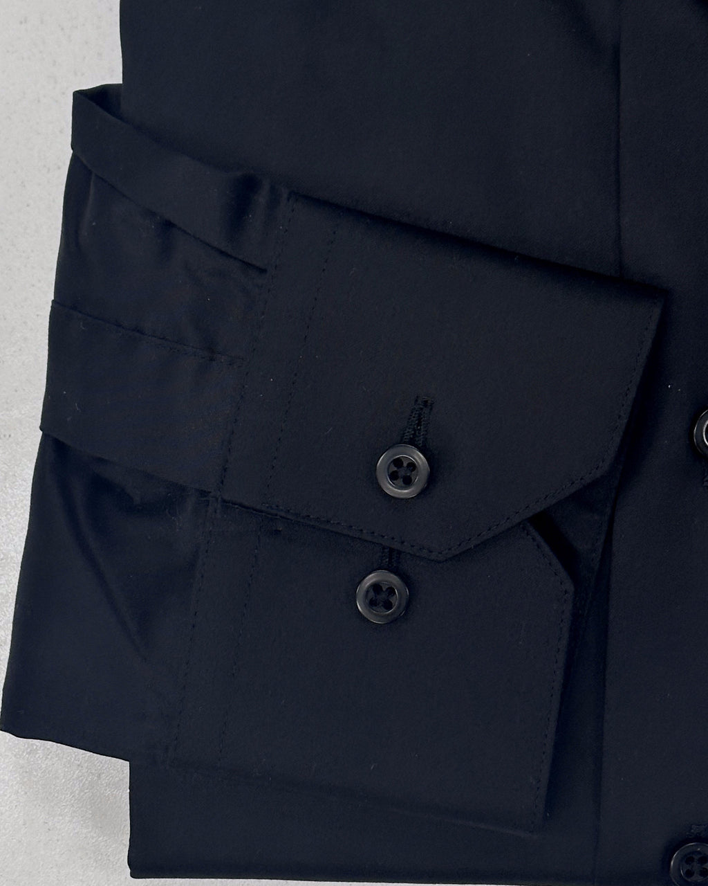 NorthBoys Mens Tailored Fit Black Premium Cotton Dress Shirt