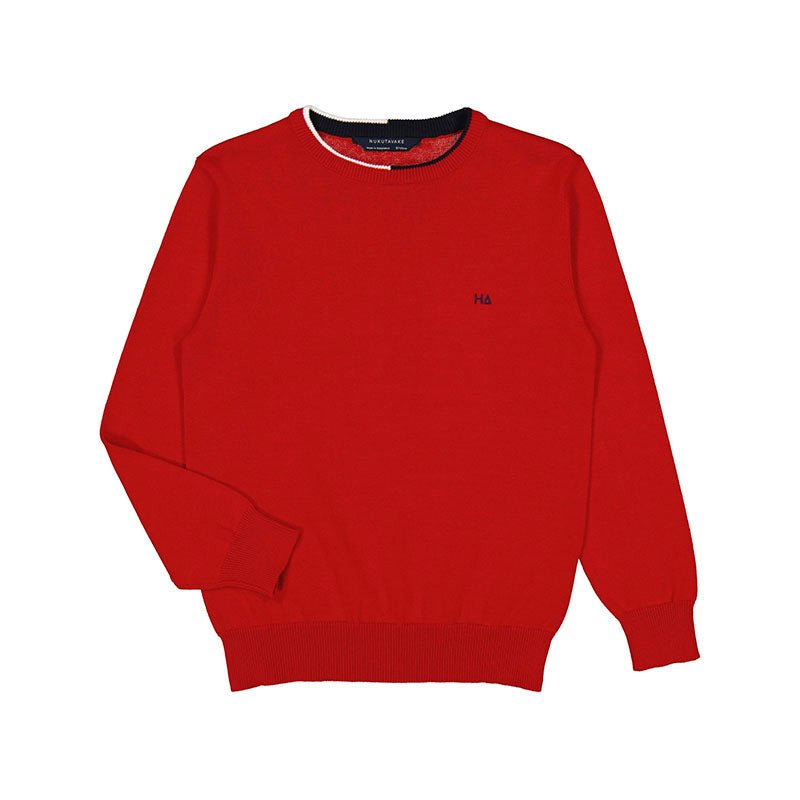 Nukutavake l/s Red Sweater_354 - 77 - NorthBoys
