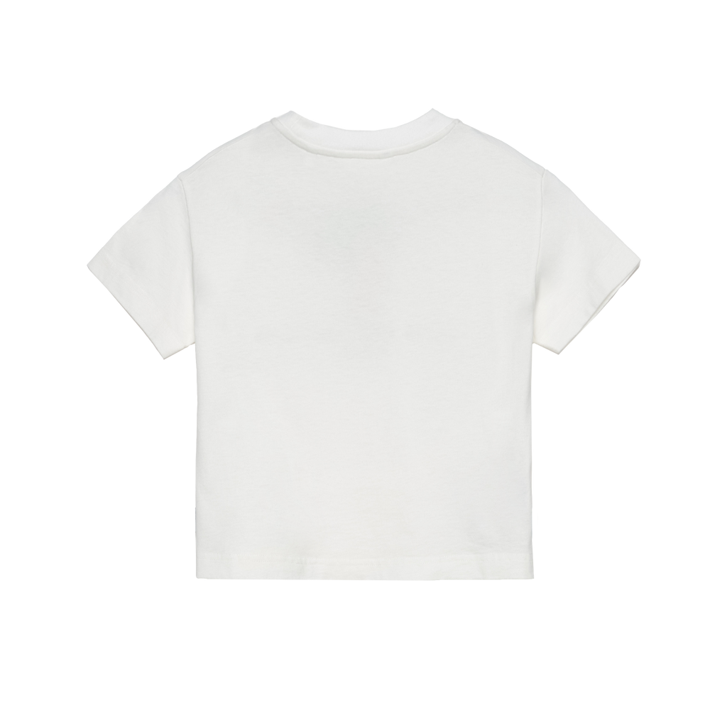 White t-shirt on a white background