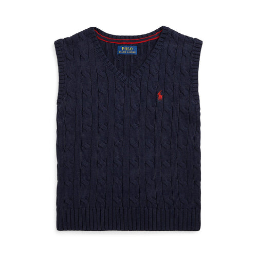 Polo Ralph Lauren Little Boys Cable Knit Cotton Vest - NorthBoys
