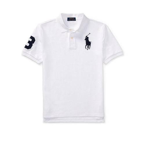 Polo Ralph Lauren Little Boys Big Pony Cotton Mesh Polo Shirt - NorthBoys