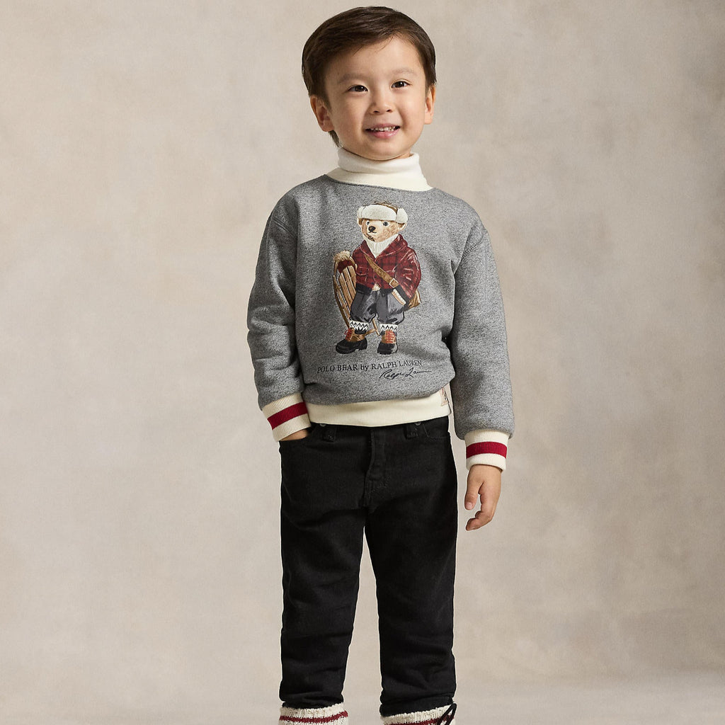 Ralph Lauren Boys Polo Bear Fleece Sweatshirt