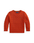 Polo Ralph Lauren Little Boys Combed Cotton Cable Knit Sweater