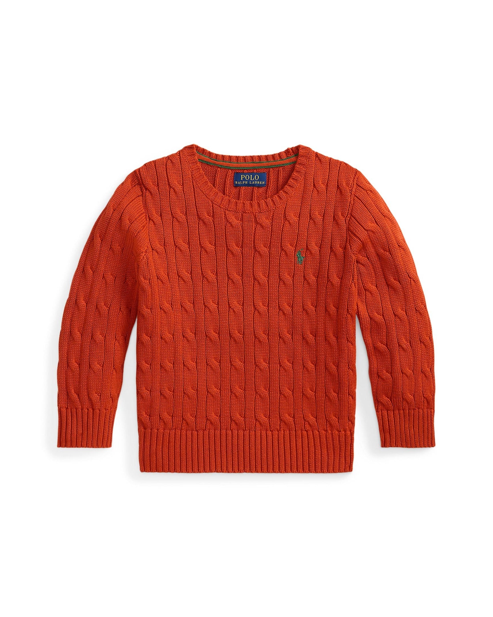 Polo Ralph Lauren Little Boys Combed Cotton Cable Knit Sweater